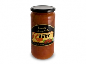 Tomate entero pelado en aceite de oliva